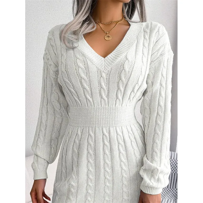 Women's Sweater Sheath Dress
