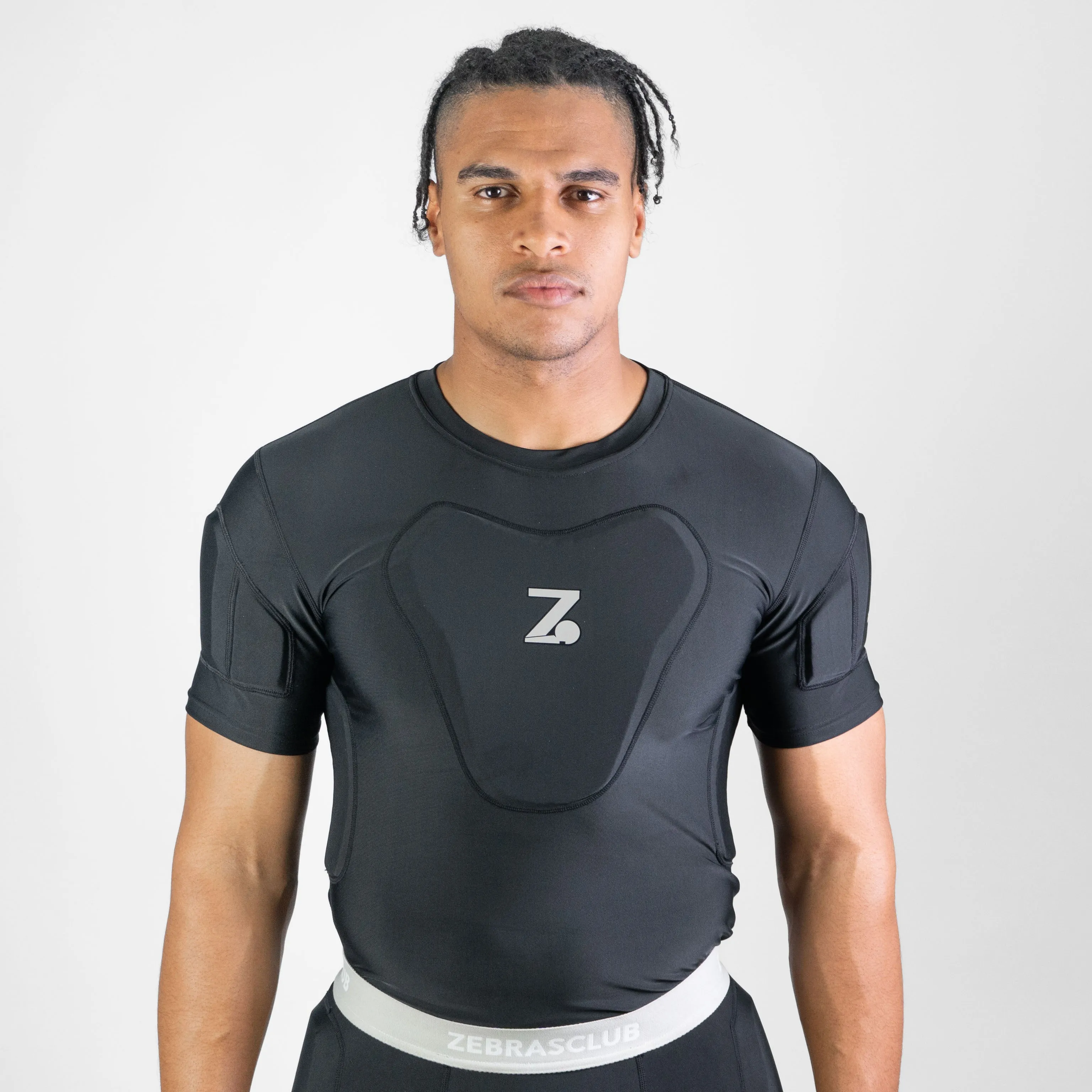 ZPS1 HOCKEY REFEREE COMPRESSION PADDED SHIRT