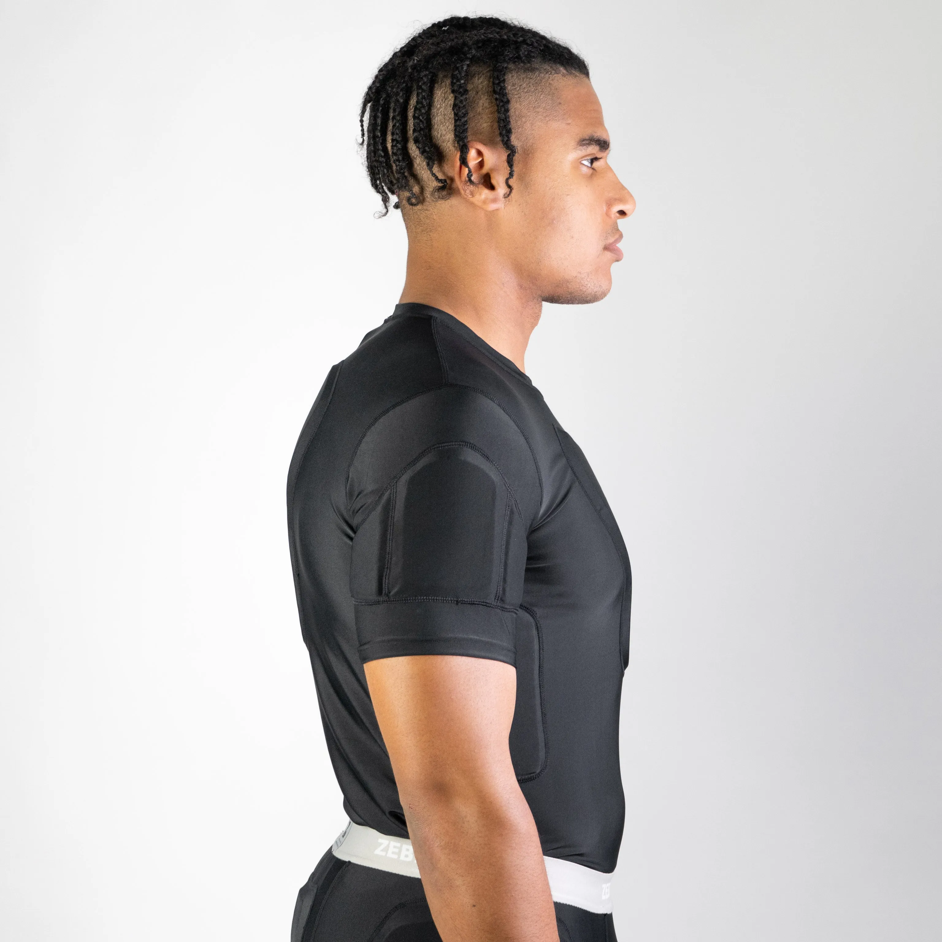 ZPS1 HOCKEY REFEREE COMPRESSION PADDED SHIRT